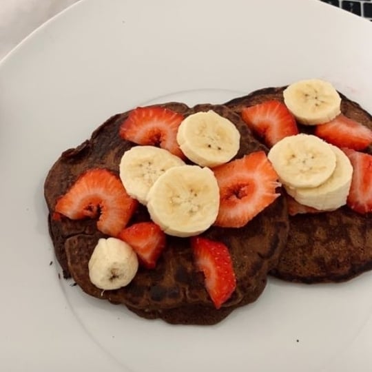 Photo of the 🍌 pancake with cocoa – recipe of 🍌 pancake with cocoa on DeliRec