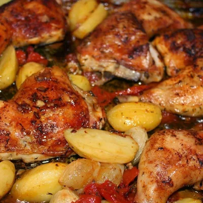 Recipe of Oven roasted chicken on the DeliRec recipe website