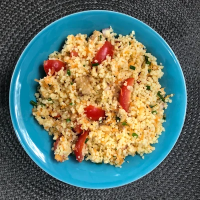 Recipe of Moroccan couscous salad on the DeliRec recipe website