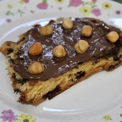 Recipe of Chocotone Toast with Nutella on the DeliRec recipe website