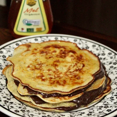 Recipe of Banana pancakes with honey on the DeliRec recipe website