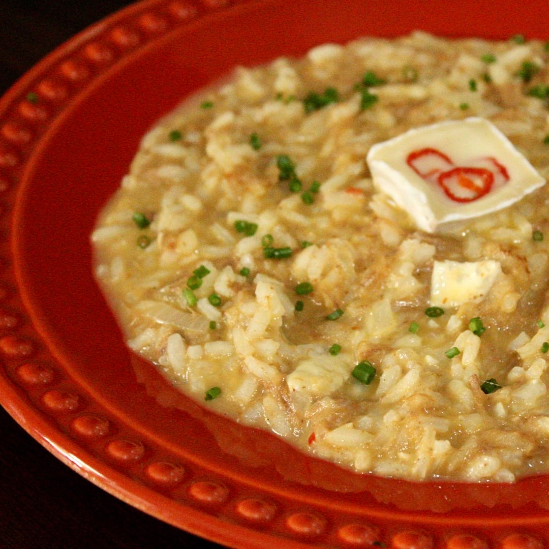 Photo of the Meat risotto with brie and pepper – recipe of Meat risotto with brie and pepper on DeliRec