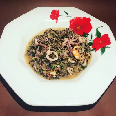 Recipe of Low carb seafood risotto on the DeliRec recipe website