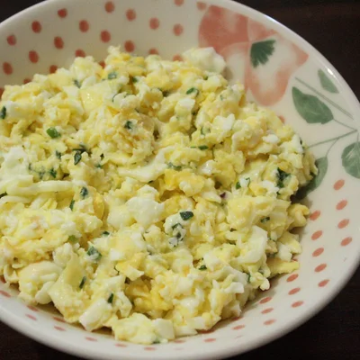 Recipe of Scrambled eggs with cottage cheese on the DeliRec recipe website