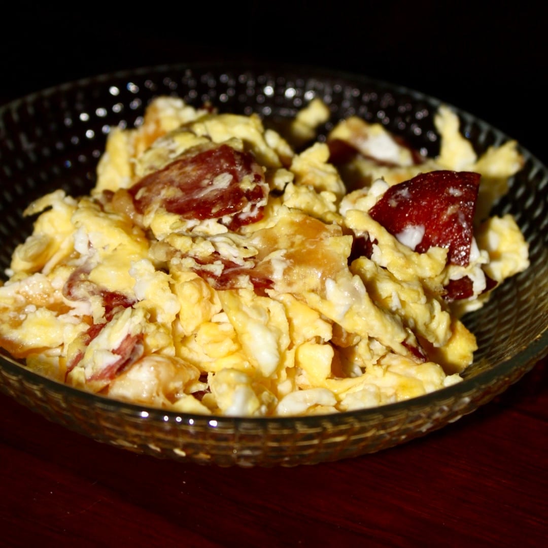 Photo of the Scrambled eggs with salami – recipe of Scrambled eggs with salami on DeliRec