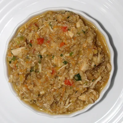 Recipe of Low-carb quinoa risotto with chicken on the DeliRec recipe website