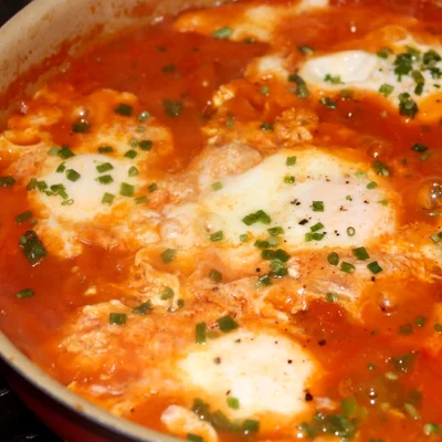 Recipe of eggs in purgatory on the DeliRec recipe website