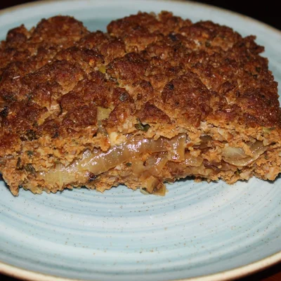 Recipe of Baked kibbeh stuffed with onion on the DeliRec recipe website