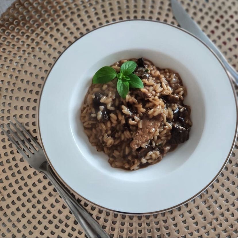 Photo of the Fillet risotto with mushrooms – recipe of Fillet risotto with mushrooms on DeliRec