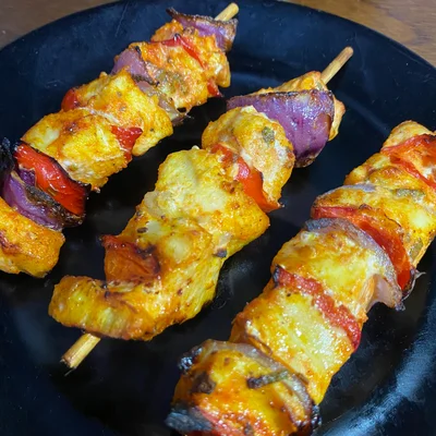 Recipe of Chicken skewers in the Air Fryer on the DeliRec recipe website