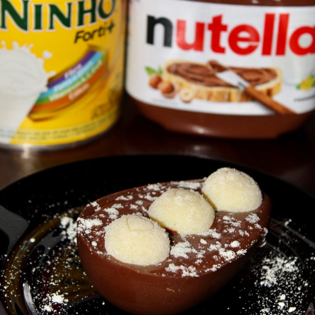 Foto da Ovo de colher Ninho com Nutella  - receita de Ovo de colher Ninho com Nutella  no DeliRec