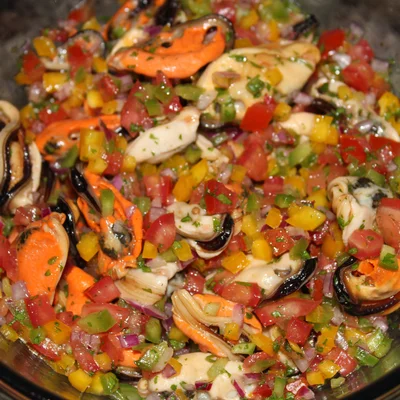 Recipe of seafood vinaigrette on the DeliRec recipe website