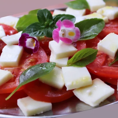 Recipe of caprese salad on the DeliRec recipe website