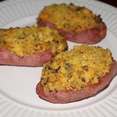 Recipe of Sausage stuffed with egg farofa in the Airfryer on the DeliRec recipe website