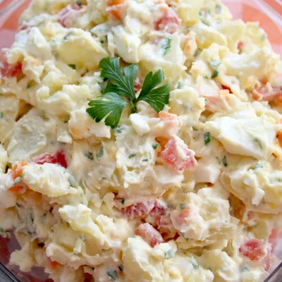 Receta de mayonesa de patata perfecta en el sitio web de recetas de DeliRec