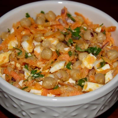 Recipe of Veg Chickpea Salad on the DeliRec recipe website