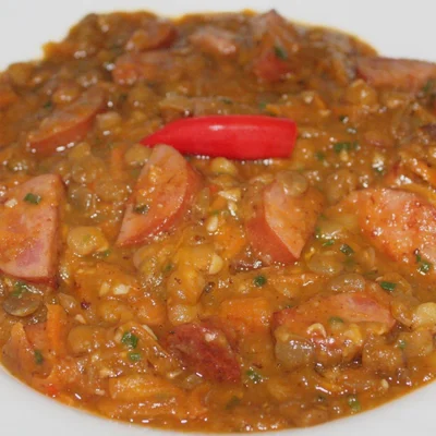 Recipe of special spicy lentil on the DeliRec recipe website
