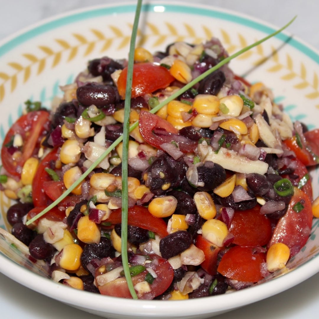 Photo of the black bean salad – recipe of black bean salad on DeliRec