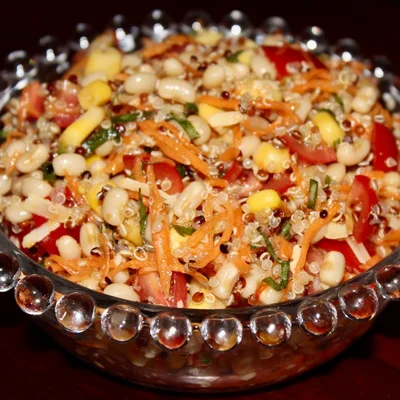 Recipe of Colorful butter bean salad on the DeliRec recipe website