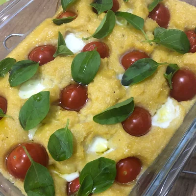 Recipe of Creamy polenta a caprese on the DeliRec recipe website