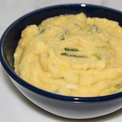 Recipe of Polenta with leek on the DeliRec recipe website