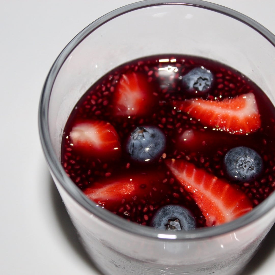 Photo of the Chia sago with red fruits – recipe of Chia sago with red fruits on DeliRec
