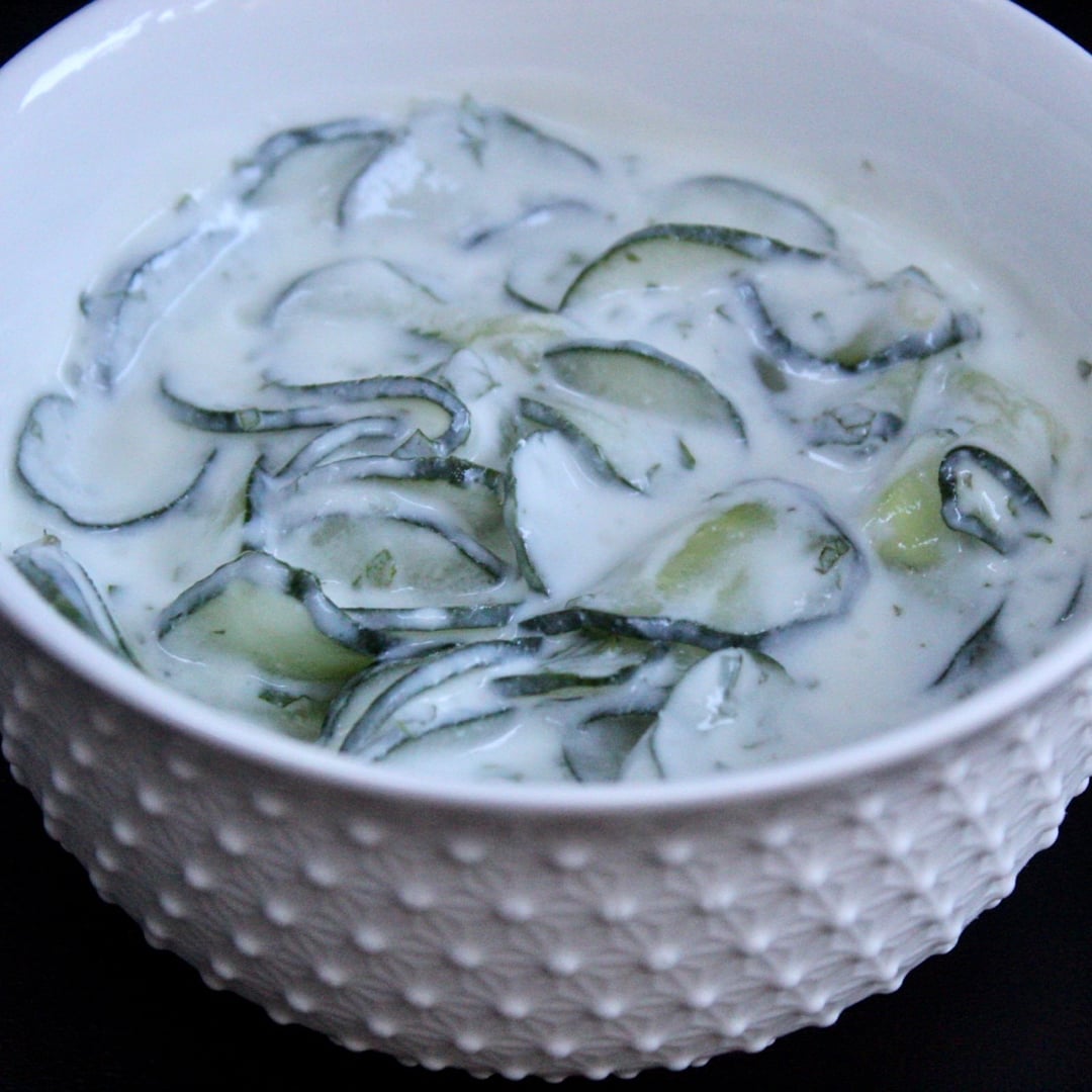 Photo of the Refreshing cucumber salad 🥒 – recipe of Refreshing cucumber salad 🥒 on DeliRec