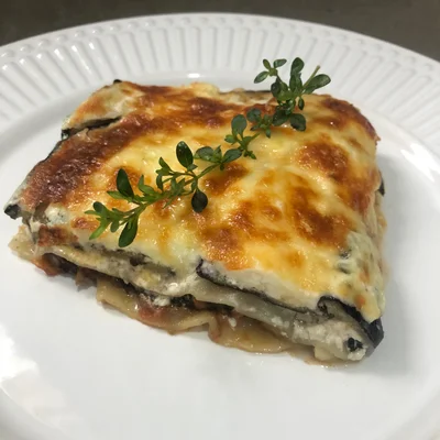 Recipe of Bolognese lasagna with eggplant on the DeliRec recipe website