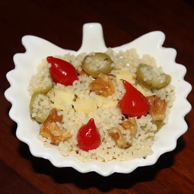 Recipe of Moroccan couscous special salad on the DeliRec recipe website