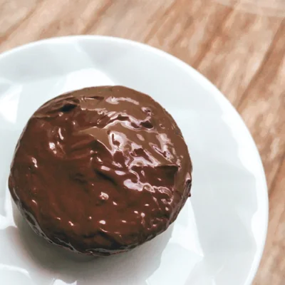 Receita de Bolinho saudável de chocolate com coco no site de receitas DeliRec