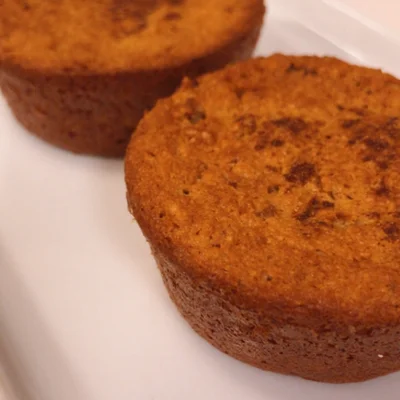 Receta de muffin saludable de manzana en el sitio web de recetas de DeliRec