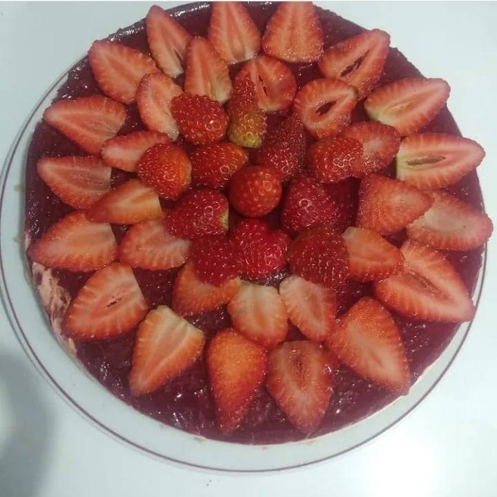 Foto della Cheesecake alla fragola - ricetta di Cheesecake alla fragola nel DeliRec