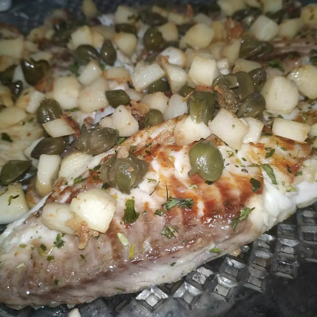 Photo of the Tilapia fillet with hearts of palm and asparagus – recipe of Tilapia fillet with hearts of palm and asparagus on DeliRec