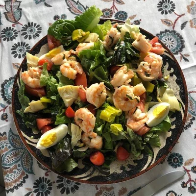 Recipe of shrimp salad on the DeliRec recipe website