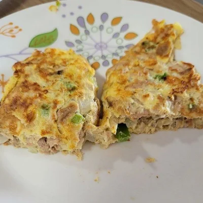 Recipe of omelet with tuna on the DeliRec recipe website