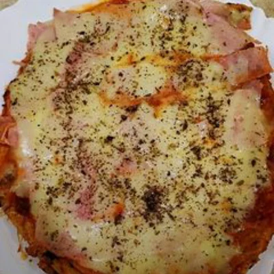 Receita de pizza de massa integral  no site de receitas DeliRec