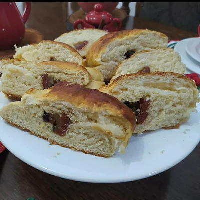 Recipe of christmas bread on the DeliRec recipe website