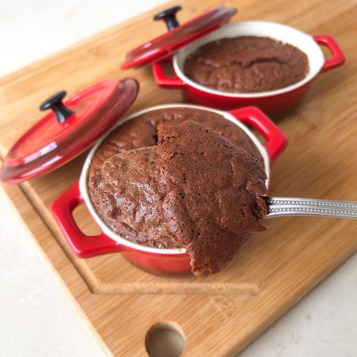 Photo of the Fit chocolate souffle – recipe of Fit chocolate souffle on DeliRec