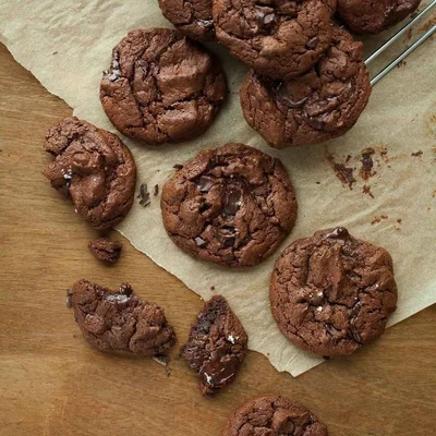 Recipe of chocolate cookies on the DeliRec recipe website