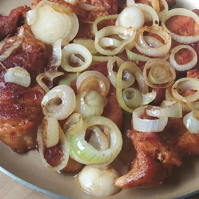 Recipe of Onion-flavored chicken on the DeliRec recipe website