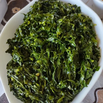 Recipe of simple braised cabbage on the DeliRec recipe website