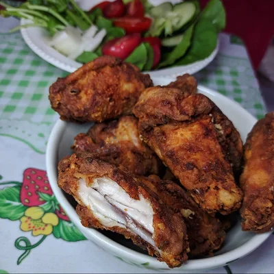 Recipe of wonderful fried wings on the DeliRec recipe website