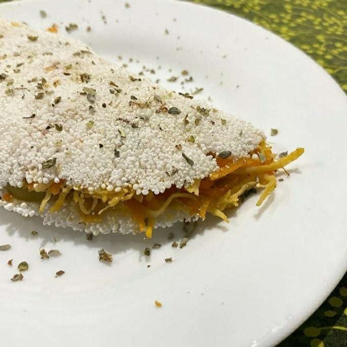 Foto da Tapioca com recheio de frango e queijo  - receita de Tapioca com recheio de frango e queijo  no DeliRec