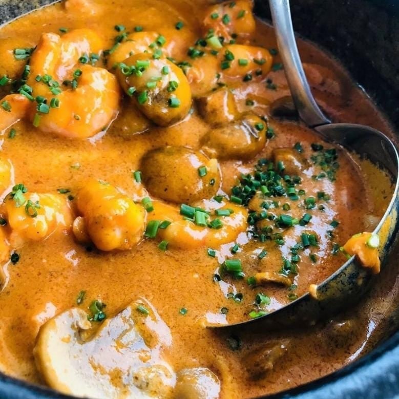 Photo of the Oven Stroganoff with Shrimp and Cottage Cheese – recipe of Oven Stroganoff with Shrimp and Cottage Cheese on DeliRec
