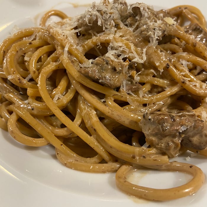 Photo of the Mushroom pasta with filet mignon – recipe of Mushroom pasta with filet mignon on DeliRec
