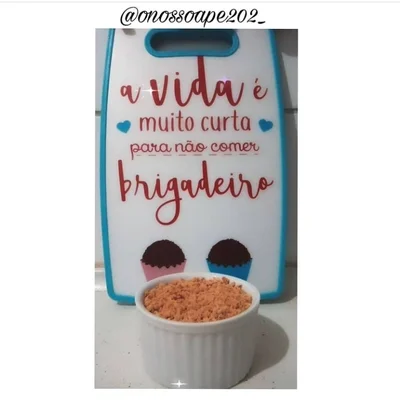 Recipe of BRIGADEIRO DE PAÇOCA on the DeliRec recipe website