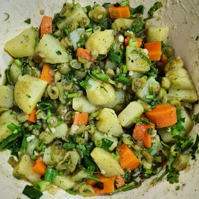 Receita de Salada simples de legumes no site de receitas DeliRec