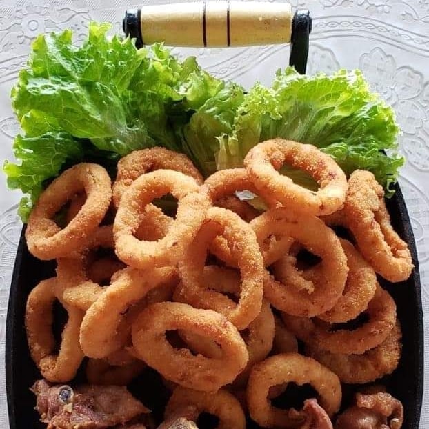 Photo of the breaded onion ring – recipe of breaded onion ring on DeliRec