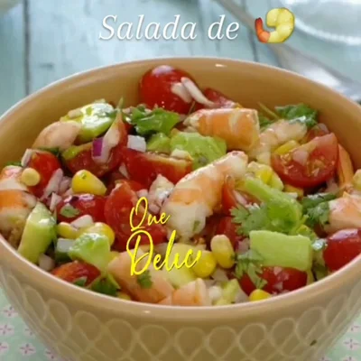 Recipe of Shrimp Salad on the DeliRec recipe website