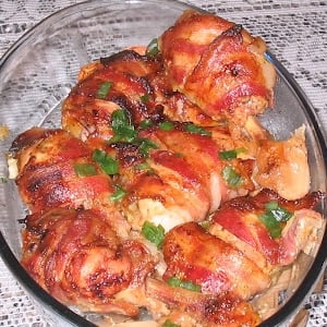 Photo of the Chicken with Orange and Delicious Bacon – recipe of Chicken with Orange and Delicious Bacon on DeliRec